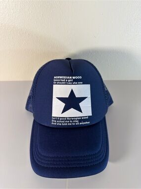 Norwegian Wood Navy Star Trucker Cap ITEM 2628